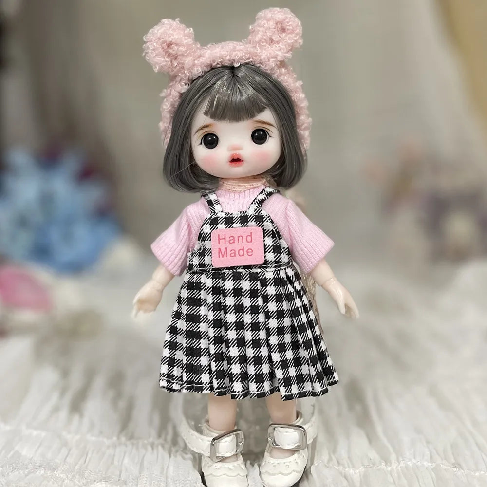 Original Bjd Diy Dress Up Doll 1/8 Joint Mobility Fashion Princess Doll 3d True Eye Girl.S Birthday Full Set Accessories Gift