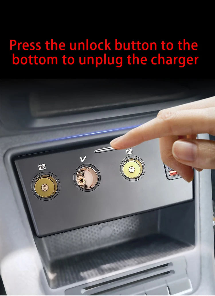 LOYEUANR Car Charger for VW Tiguan Prototype / Golf Plus Cigarette Modified Quick Charging for iPhone Xiaomi HUAWEI Mobile Phone