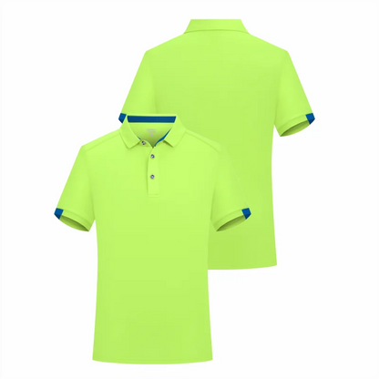 2024 Quick-drying Sports Polo Shirt Custom Design Company Brand Logo print Embroidery Breathable Lapel Short Sleeve Polo Shirts