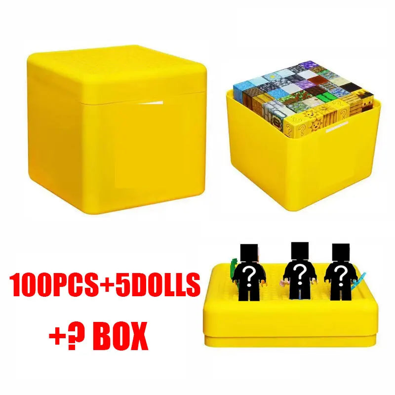 16cm Big Storage Box Magnetic Building Blocks Mine Magnet World Set Puzzle Toys For Kids Montessori Sensory Cubes Birthday Gifts