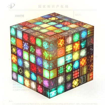 2CM Light-up Magnetic Square Building Blocks Replacement Parts DIY Educational Assembly Street Scene Lamp Bricks Kid Toy