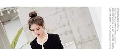 Fashionable Corduroy Set Women's Autumn Winter New Style Elegant Lady Fragrance Wind Coat Wide Leg Pants Two Piece Suit