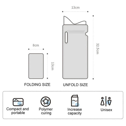 700ml 12pcs Outdoor Travel Emergency Portable Car Urinal Vomit Bags Mini Mobile Toilets Handy Unisex Disposable Toilet Bag
