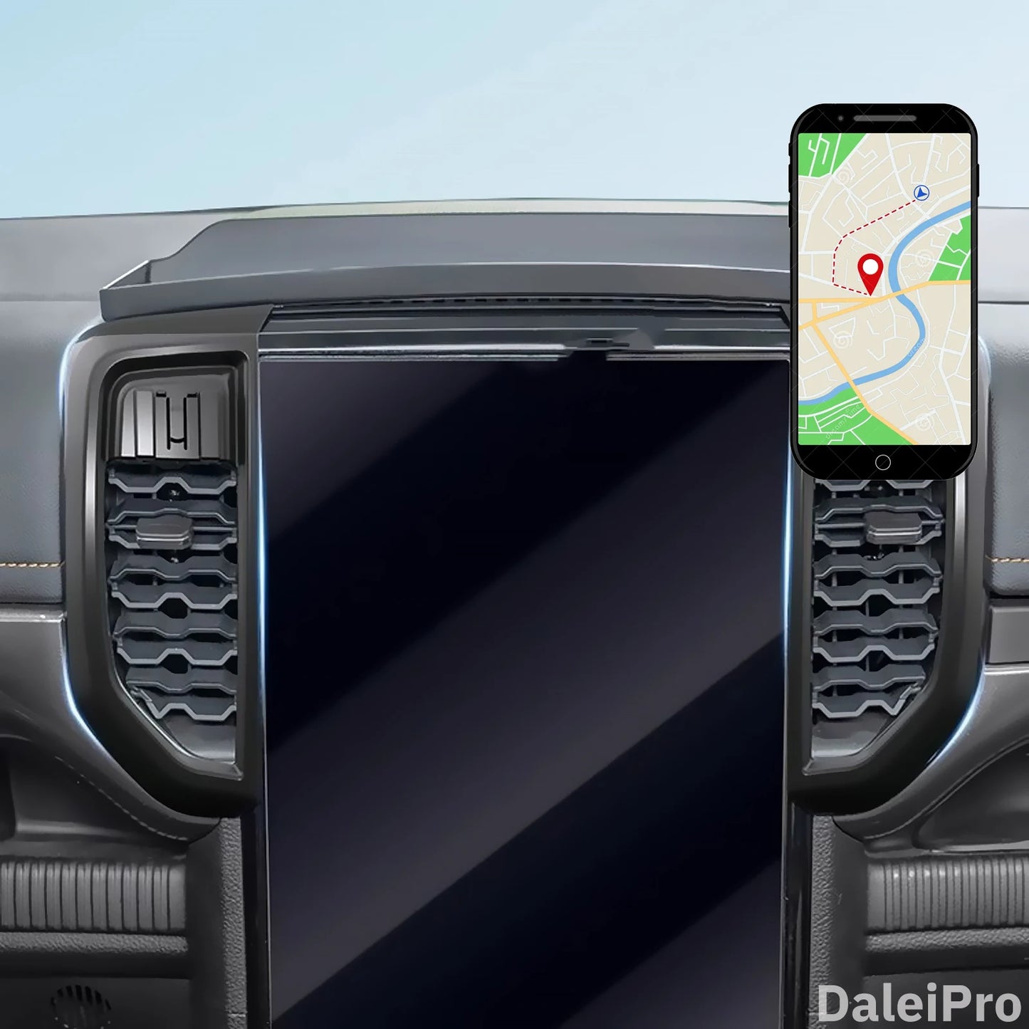 For Ford Everest 2023 2024 2025 Car Phone Holder Car Wireless Charging Mount Custom Designed Dual Phone Holder Base Accessories