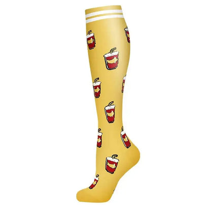 New Compression Socks Varicose Vein Nurse Sports Running Calf Pressure Stockings Protect Bare Feet Support Gradient Pressure