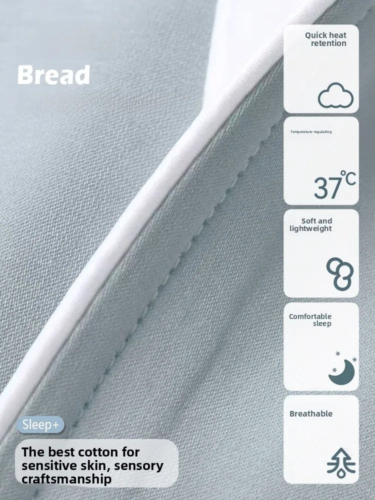 PinkBread Coral Fleece Thickened Warm Hooded Couples Sleep Robe Men's Bathrobe Luxury Home Clothes Winter Season Polyester Fiber