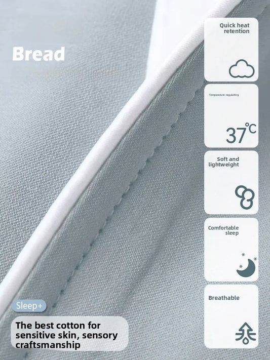 PinkBread Coral Fleece Thickened Warm Hooded Couples Sleep Robe Men's Bathrobe Luxury Home Clothes Winter Season Polyester Fiber