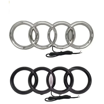 LED Car Dynamic Streamer Badge Light Front Grille Emblem for Audi Q7 Q8 S3 A1 A2 A3 A4 A5 A6 Q3 Q4 Q5 Q6 S5 S7 A7 Q2 Accessories