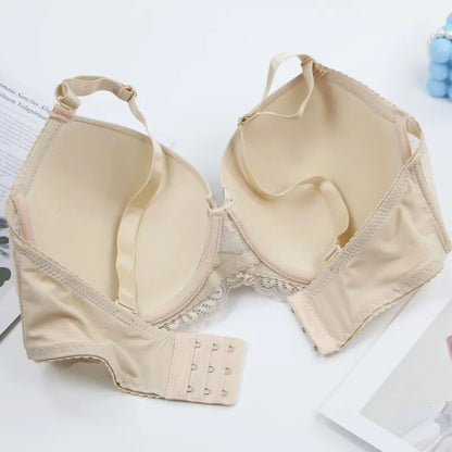 Nouvell Seamless Sexy Lace Bras Set 34/75 36/80 38/85 40/90 42/95 44/100 BCDE Cup Underwear For Women Push Up Lingerie
