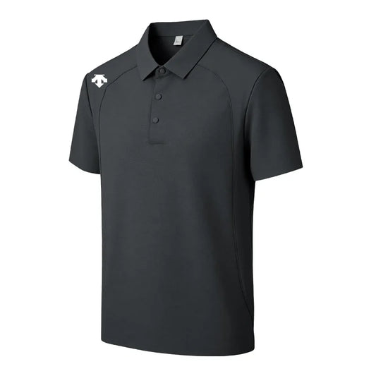 men's new summer brand short sleeves seamless polo shirt lapel printing high quality patchwork t-shirt leisure sports men's wear