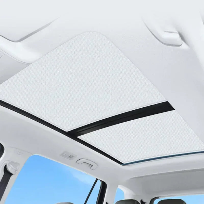 Roof Sunshade Fit For Audi Q4 e-tron 2021-2023 2024 Car Electrostatic Adsorption Sunroof Sunshade Skylight Blind Shading Sticker
