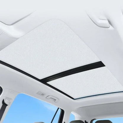 Roof Sunshade Fit For Audi Q4 e-tron 2021-2023 2024 Car Electrostatic Adsorption Sunroof Sunshade Skylight Blind Shading Sticker