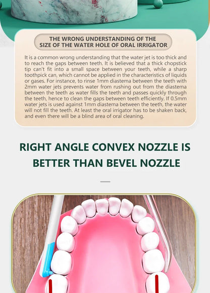 Water Dental Flosser Faucet Oral Irrigator Floss Dental Irrigator Dental Pick Oral Irrigation Teeth Cleaning Machine