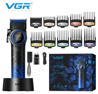 VGR Professional Hair Clipper with 12000 RPM High end Base Hair Trimmer Hair Salon Home Multi gear Adjustable Hair Clipper V-001