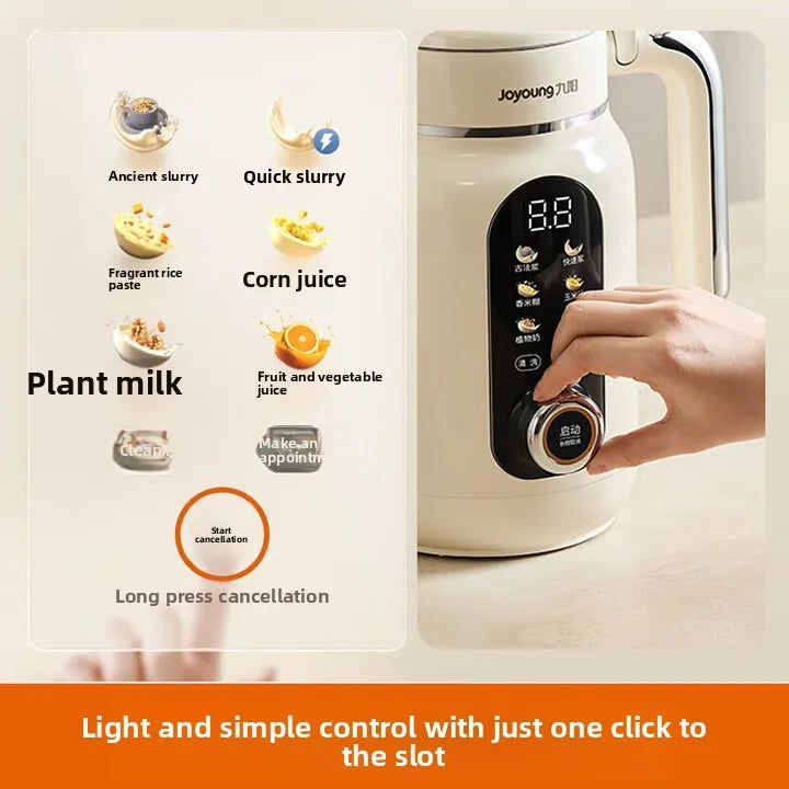 Joyoung 1L Soy Milk Maker No Filter Auto Multifunction Blender Juice Machine D5 220V