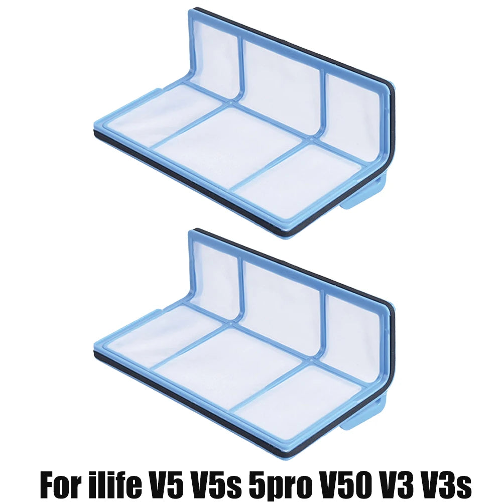 For ilife v5s v5 pro x5 V5 V3 v5s pro V50 V55 side Brush hepa Filter Mop Cloth magic paste accessories  vacuum cleaner parts