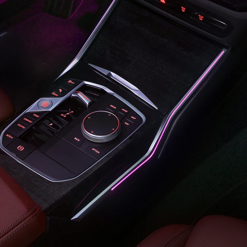 Center Console Saddle Light For BMW G20 G22 G80 G82 M3 M4 i3 i4 3/4 Series 11 Colours  Aamp Ambient Light Interior Mouldings