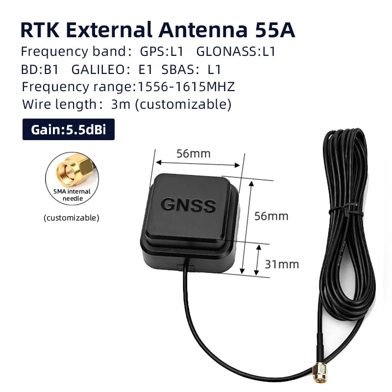 HONGXIN High-Precision RTK Antennas, Single and Dual-Band Full-Frequency Antennas, Vehicle-Mounted GPS Antennas