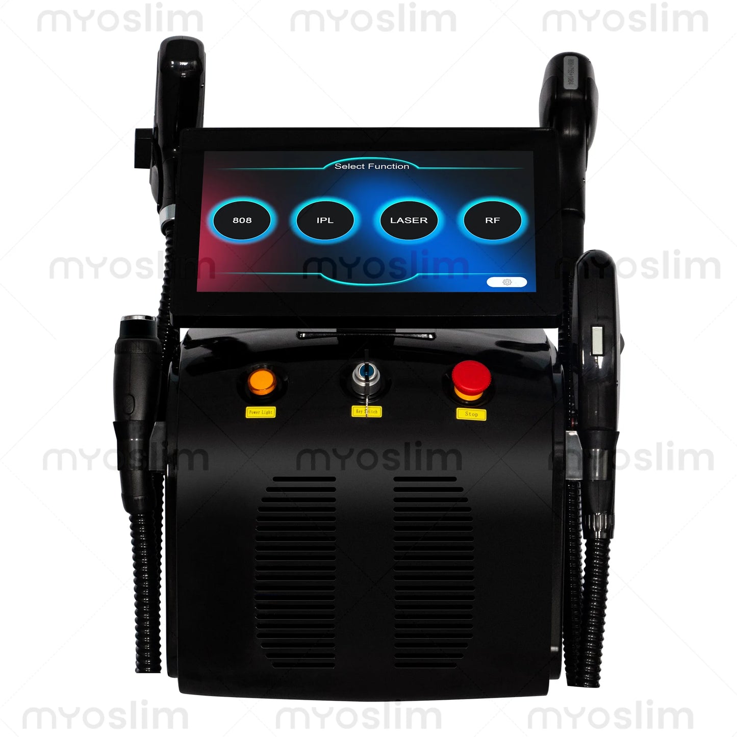 New 4-in-1 Titanium Ice 5000W RF Hair Removal 755/808/940/1064nm, Painless IPL Tattoo Removal Device CE