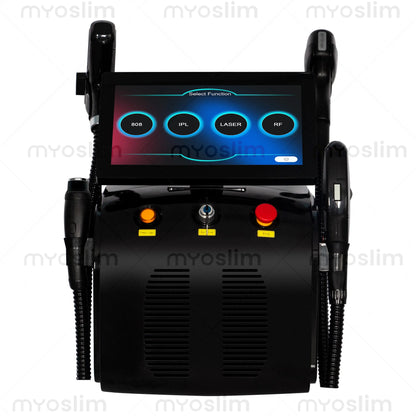 New 4-in-1 Titanium Ice 5000W RF Hair Removal 755/808/940/1064nm, Painless IPL Tattoo Removal Device CE