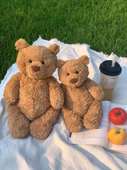 JC Ultra Soft Plush Toys Pig/Cat/Bear Cute Stuffed Animals Cuddly Emotional Companion Perfect Gift for Kids Adults Home Decor