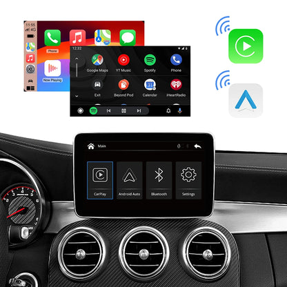 Wireless Carplay Decoder For Mercedes Benz A B C E CLA GLA GLK ML Sprinter NTG4.5 Becker Module Android Car Navigation