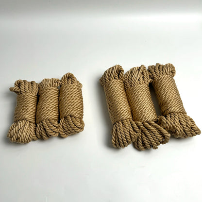 BDSM Bondage Rope Set for Couples Soft Adjustable Restraint with Erotic Knots Play Bedroom Accessories for Adults