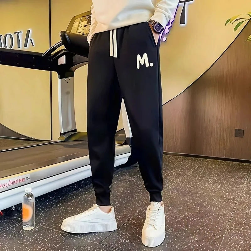 Trousers Gray Cotton Joggers Alphabet Man Sports Pants Essential Cool Comfortable Elegant Clearance Sale Y2k Sweatpants for Men