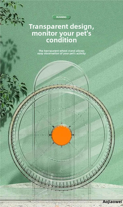 Large Size Silent Running Wheel for Hamster Toy Deprivation Relief Golden Retriever Hamster Cage Supplies Crehensive Infor...