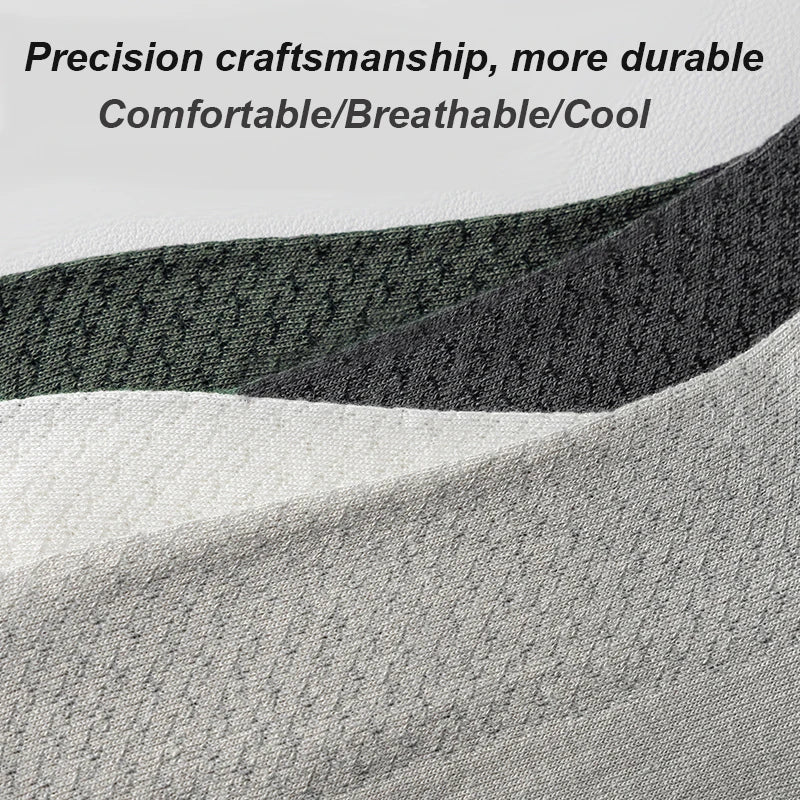 12Pairs Bamboo Fiber Socks Men Casual Business Mesh Breatheable Anti-Bacterial Comfortable High Quality Sock Male Size EU38-45