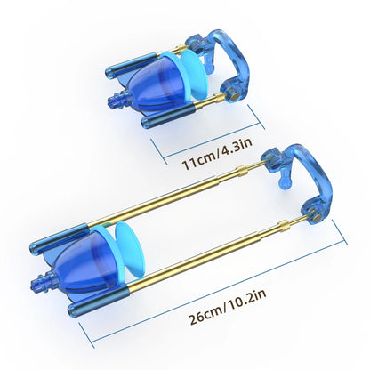 NewSizeDoctor V3.0 Penis Enlargement Training Vacuum Cup with Adjustable Metal Holder Enhanced Suction Soft Material for Male En