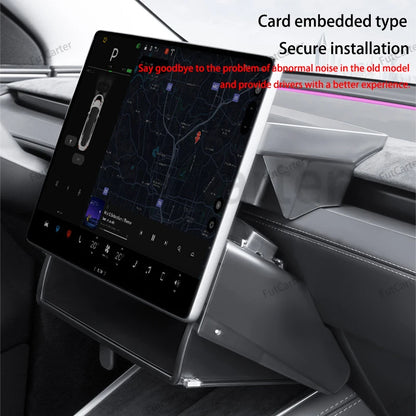 For Tesla Model3 Y Juniper 2025 central control screen Hidden Magnetic opening closing storage box tissue box storage accessorie