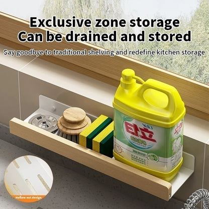Wall-Mounted Kitchen Spice Storage Rack Multi-Functional Countertop Seasoning Storage Rack Household Multi-Layer Corner Rack