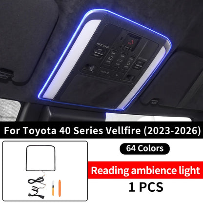 For 2024-2026 40 Series Toyota Alphard Vellfire Reading Light Ambient Light Frame Interior Upgrade Accessories