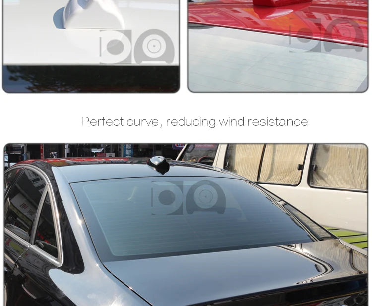 Universal Super Shark Fin Antenna Special Car Radio Aerials Piano Paint Stronger Signal For Ford Kuga Flex Territory Ecosport