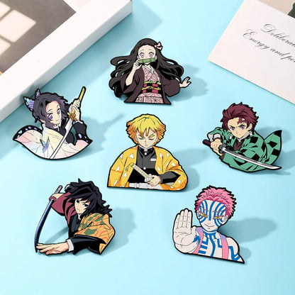 Wholesale Anime Custom Brooches Enamel Pins Cartoon PCS Lapel Badges Animal Funny Jewelry Gifts for Kids Friends