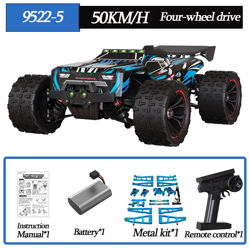 9522PRO 85KM/H High-speed RC Car Brushless Four-wheel Drive Off-road Drift 1:16 Professional Racing Car 9522 50KM/H Boy's Toy