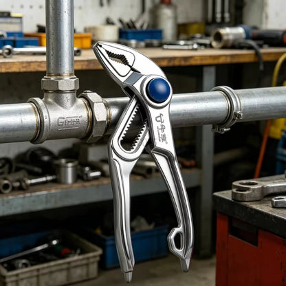 Mini Water Pump Pliers Universal Wrench High Hardness Multifunctional Adjustable Plumbing Pipe Wrench Portable Hand Tool
