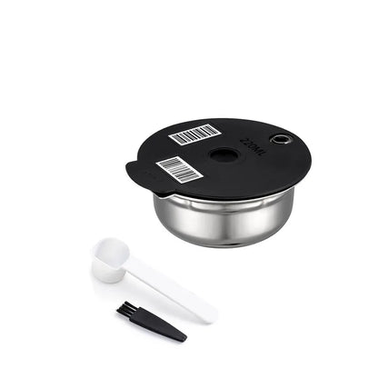 for Bosch Tassimo Happy Vivy Reusable Coffee Capsule Pods Stainless Steel Refillable Capsule Filters 60/180/200/220ML