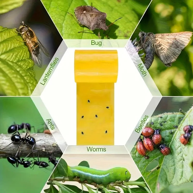 1 Roll Double-Sided Sticky Insect Barrier Tape Effective Against Outdoor Pest Control Self-Adhesive Suitable for Trees 2030