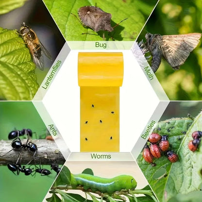 1 Roll Double-Sided Sticky Insect Barrier Tape Effective Against Outdoor Pest Control Self-Adhesive Suitable for Trees 2030