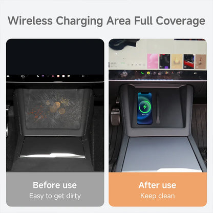 Storage Box for Tesla Model Y Juniper Accessories Center Console Trays for Tesla Model Y Juniper 2025-2026 Webcam Cover