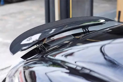 For Porsche 718 16-21 Modified Carbon fiber Rear Spoiler Tail Wing Body kit Car Accessories