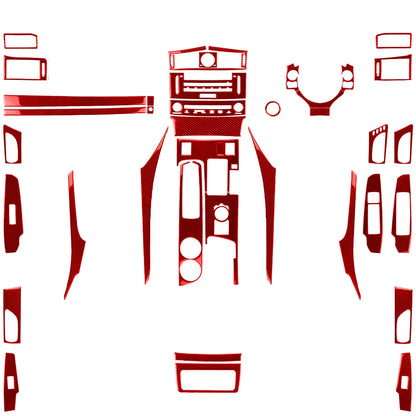 For Lexus IS250 IS350 300H 2013-2019 Carbon Fiber Gear Shift Air Outlet CD AC Window Lift Set Car Interior Accessories Sticker