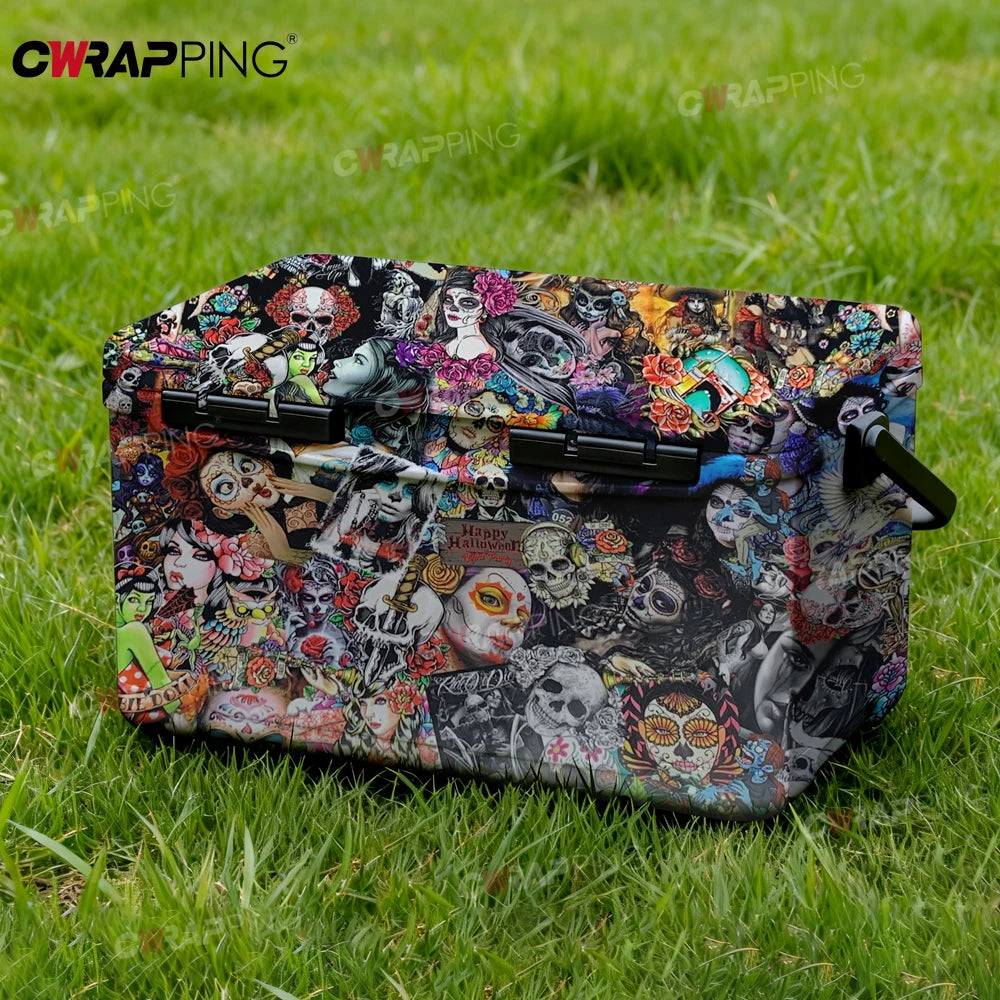 Graffiti Print Vinyl Wrap Supplies Car Livery Graffiti Wrapping Foil Exterior Car Stickers Camouflage Film Waterproof Paint Tint