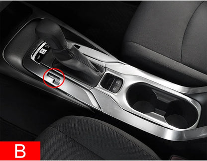 For Toyota Corolla E210 2019 2020 2021 2022 2023 2024 2025 Hybrid Stainless Car Central Console Gear Shift Panel Trim Covers