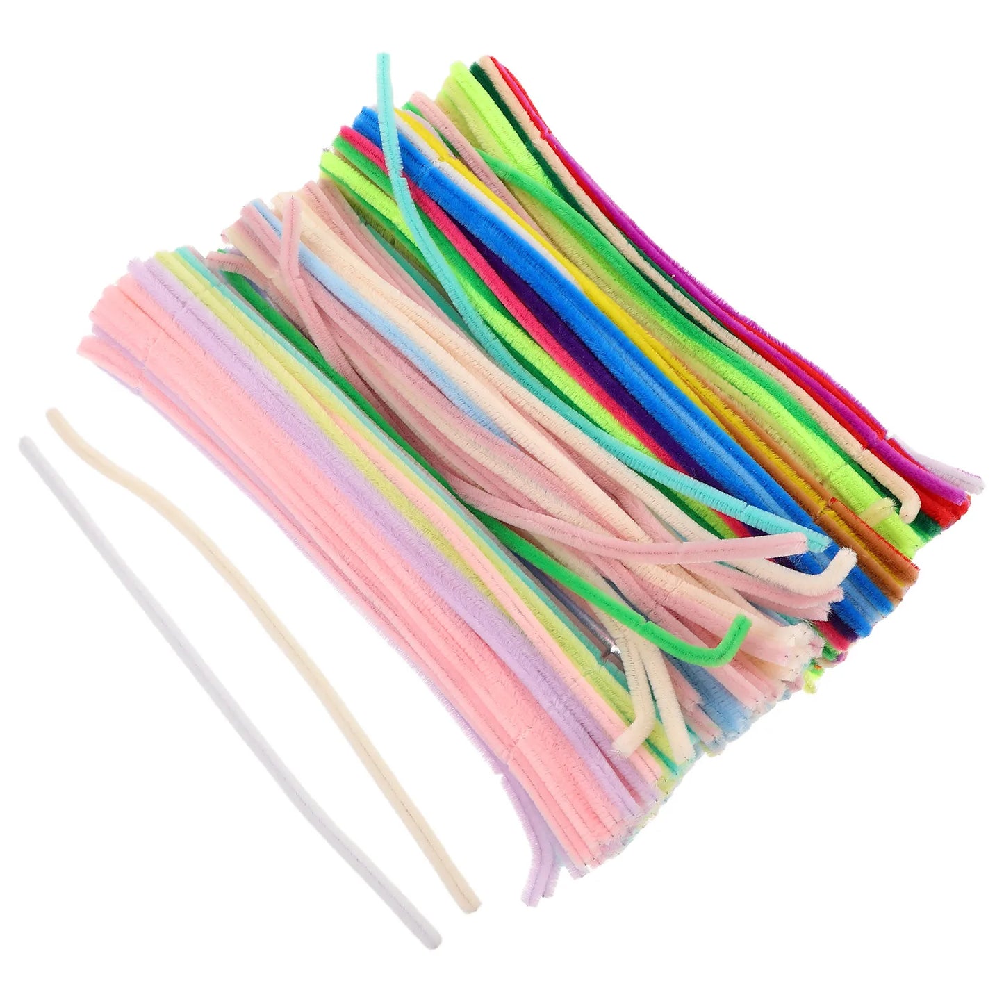 400Pcs Multicolor Chenille Stems Flexible DIY Craft Kit for Kids Adults Art Projects Christmas Twisting Sticks Educational