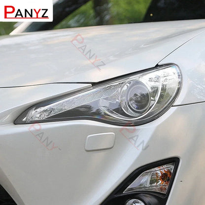 For Toyota 86 GT86 2012-Present Car Headlight Protective Film Smoked Black Tint Wrap Vinyl Transparent TPU Sticker