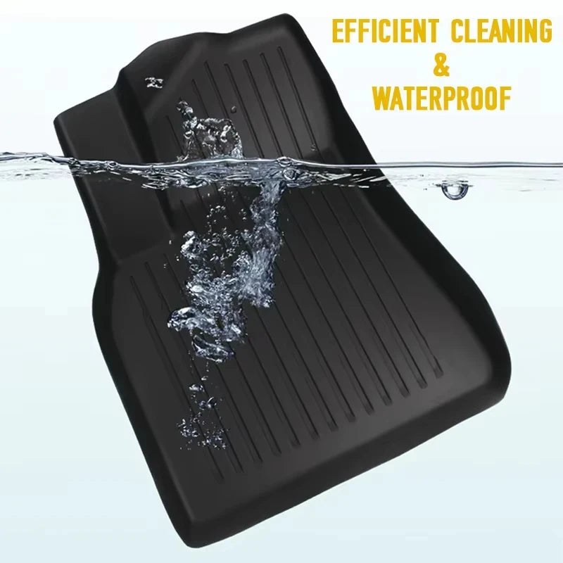 For Tesla Model Y Juniper 2025 2026,7-Pieces All-Weather TPE Floor Mats, Car floor mat accessories Waterproof and easy to clean