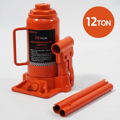 10/12/20 Ton Bottle Jack Hydraulic Lifter Heavy Duty Car Safety Valve 4WD